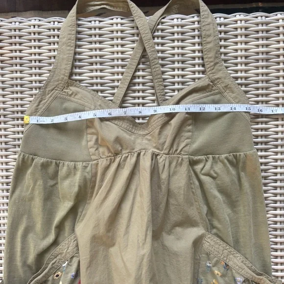 Daily Practice NEW‎ WITH TAGS Top Tier Utility Sweetheart Midi Dress small boho - Picture 10 of 11